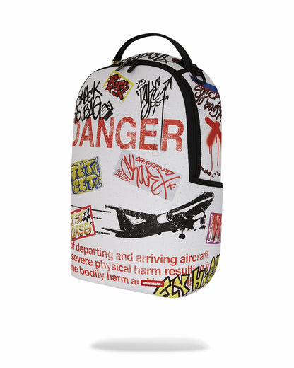 JETBLAST SIGN ON THE RUNWAY BACKPACK