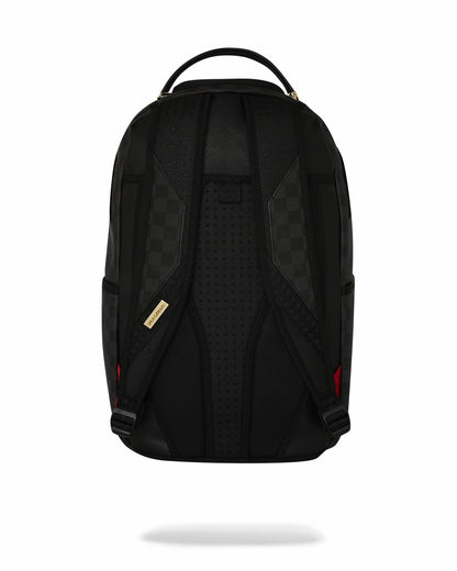 LIGHTS OUT SHARKS IN PARIS CHENILLE SHARK BACKPACK