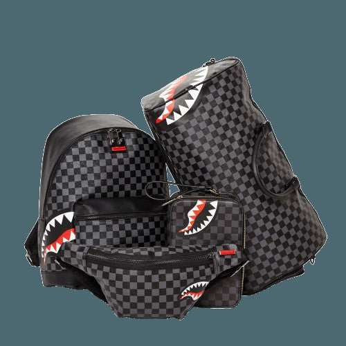 SHARKS IN PARIS (BLACK CHECKERED EDITION) CROSSBODY
