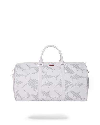 SHARK CHECK (WHITE) DUFFLE