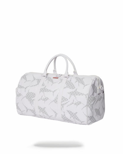 SHARK CHECK (WHITE) DUFFLE