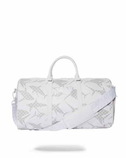 SHARK CHECK (WHITE) DUFFLE