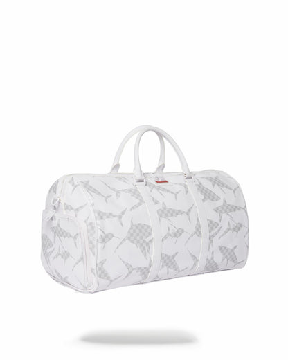 SHARK CHECK (WHITE) DUFFLE