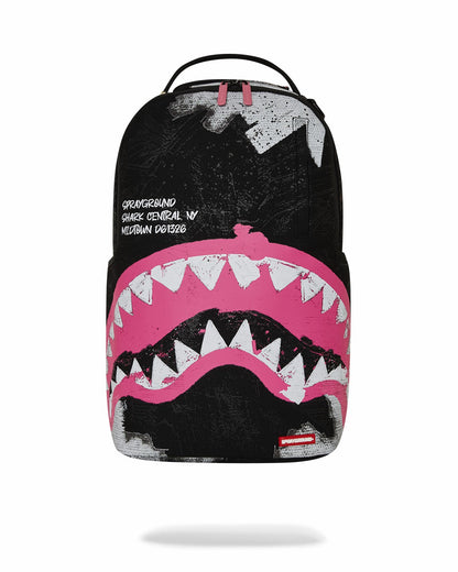 SHARK CENTRAL ACRYLIC ART DLX COTTON BACKPACK
