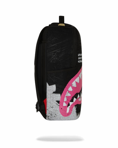 SHARK CENTRAL ACRYLIC ART DLX COTTON BACKPACK