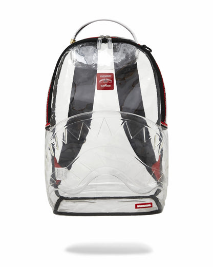 100% CLEAR BACKPACK SHARK