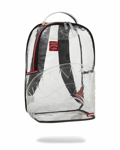 100% CLEAR BACKPACK SHARK