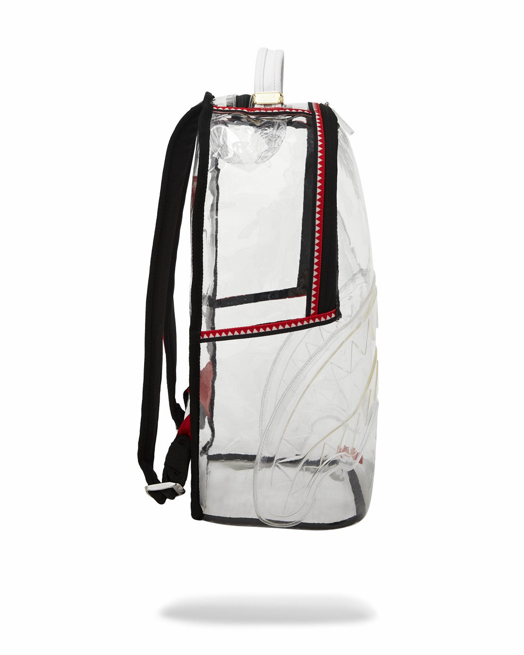 100% CLEAR BACKPACK SHARK