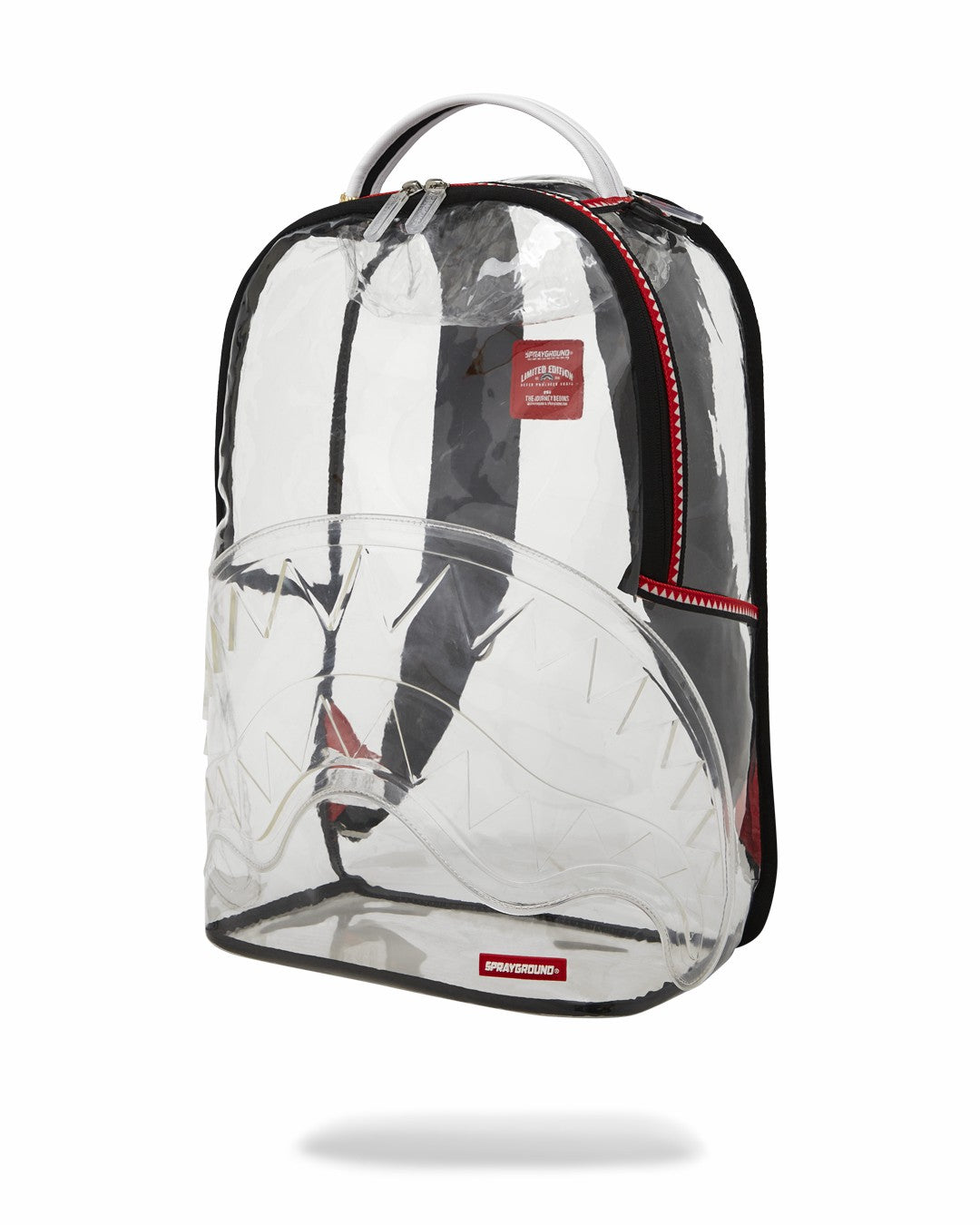100% CLEAR BACKPACK SHARK