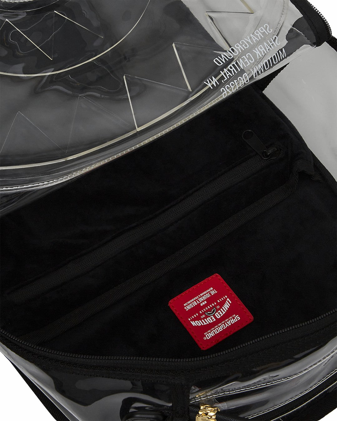 CLEAR BACKPACK - SHARK CENTRAL