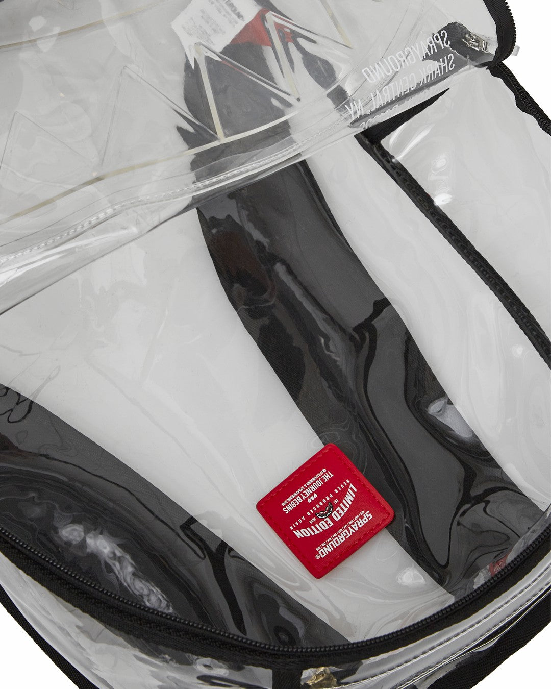 100% CLEAR BACKPACK - SHARK CENTRAL