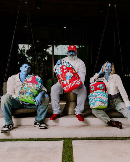SMURFS IN THE GARDEN BACKPACK