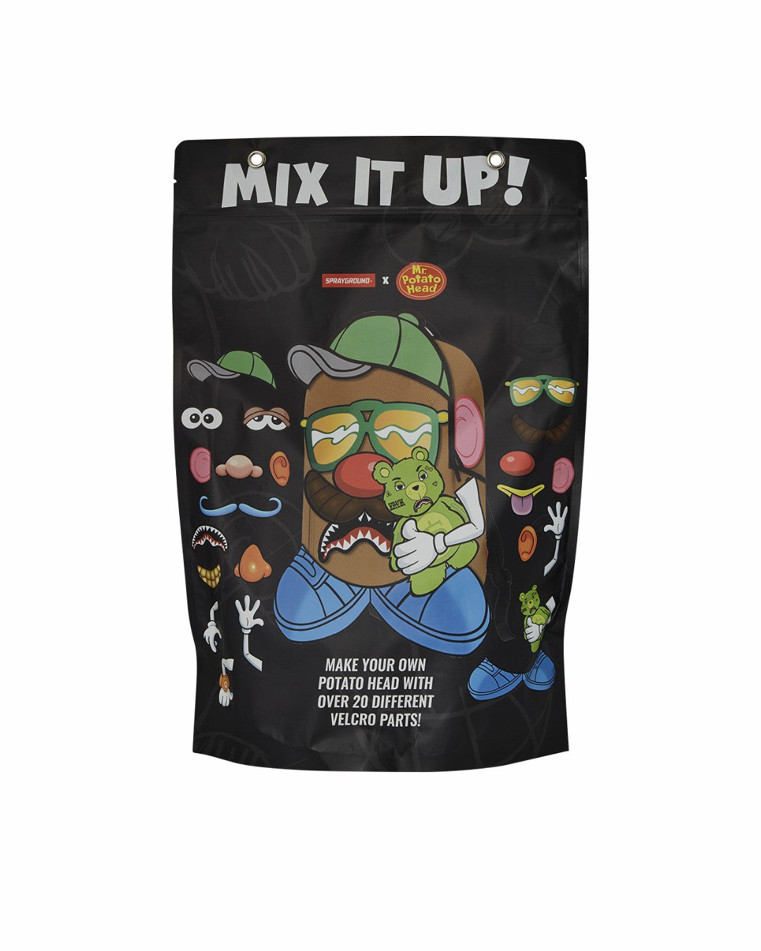 MR. POTATO HEAD VELCRO PATCH MIX-IT-UP DLXSV BACKPACK