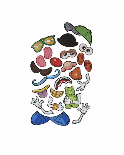 MR. POTATO HEAD VELCRO PATCH MIX-IT-UP DLXSV BACKPACK