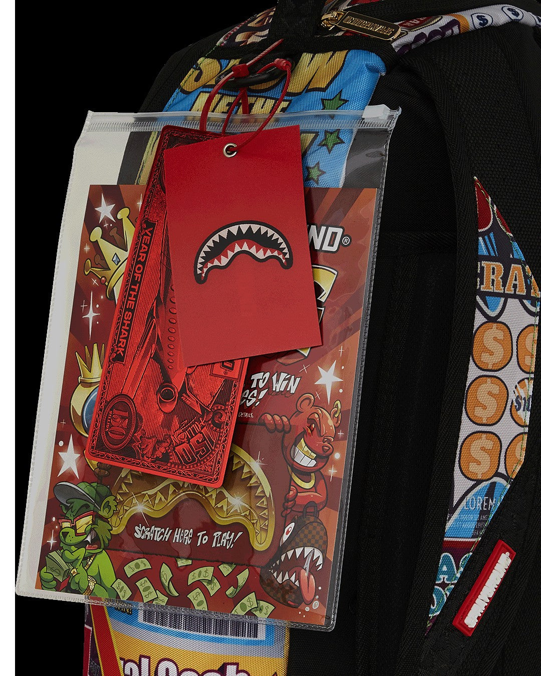 BIG MONEY BIG MONEY BACKPACK (COMES WITH SCRATCH OFF PLAYING CARD)