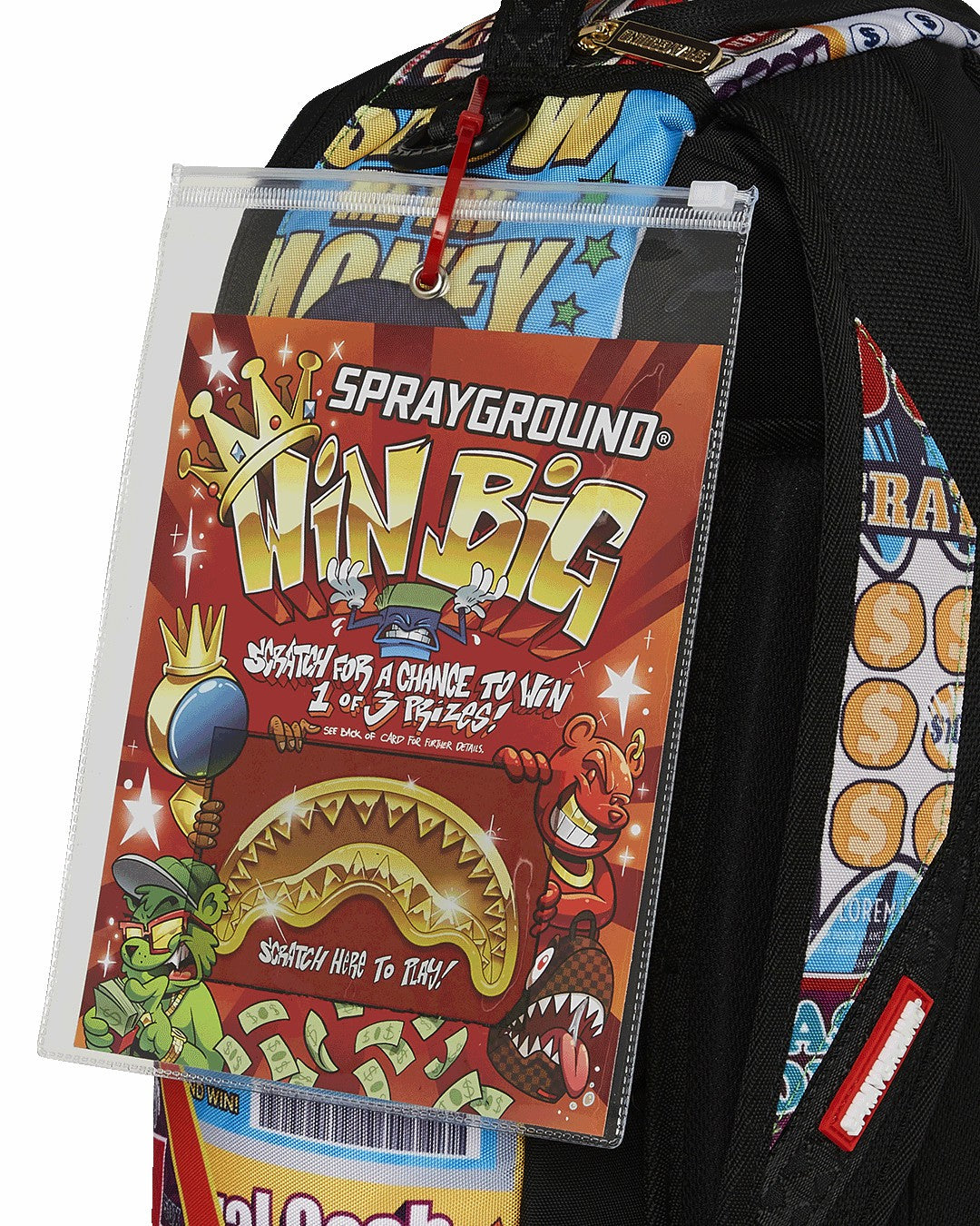 BIG MONEY BIG MONEY BACKPACK (COMES WITH SCRATCH OFF PLAYING CARD)