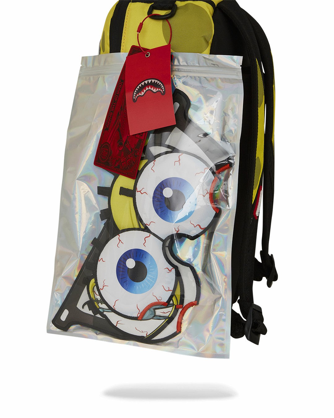 SPONGEBOB EYE POP REMOVABLE EYES BACKPACK