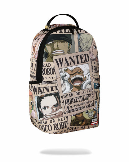 ONE PIECE WANTED SHARK POSTERS BACKPACK