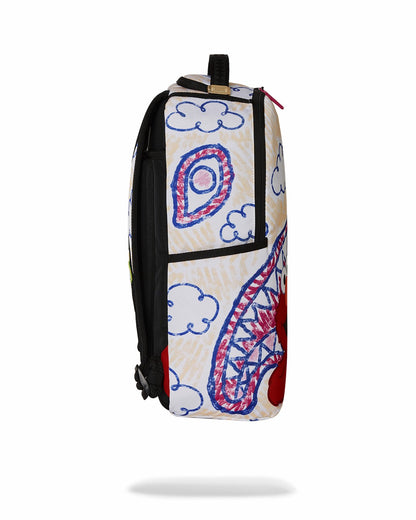 ELMO'S WORLD SHARK SKETCH BACKPACK