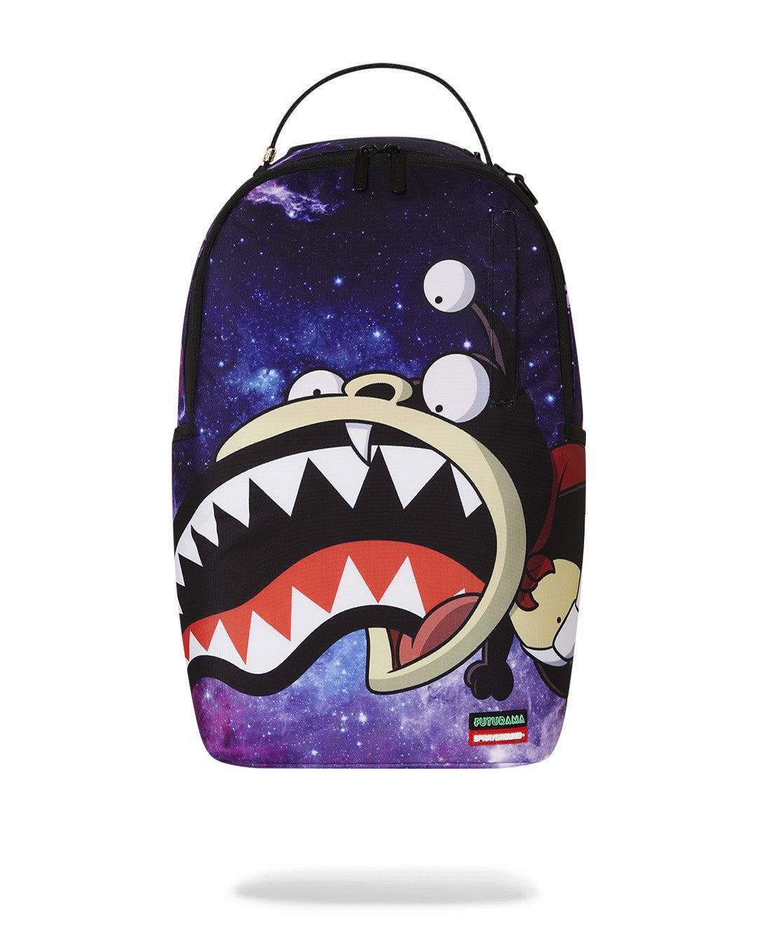 FUTURAMA NIBBLER EAT SHARK DLXR BACKPACK