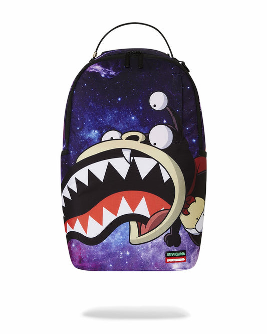 FUTURAMA NIBBLER EAT SHARK DLXR BACKPACK