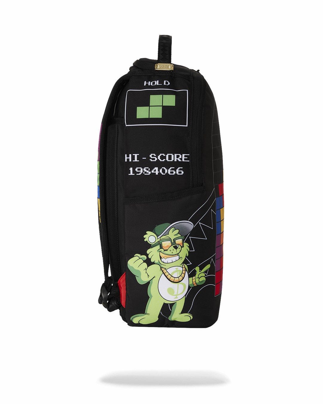 TETRIS WITH DIABLO AND MONEY BEAR BACKPACK