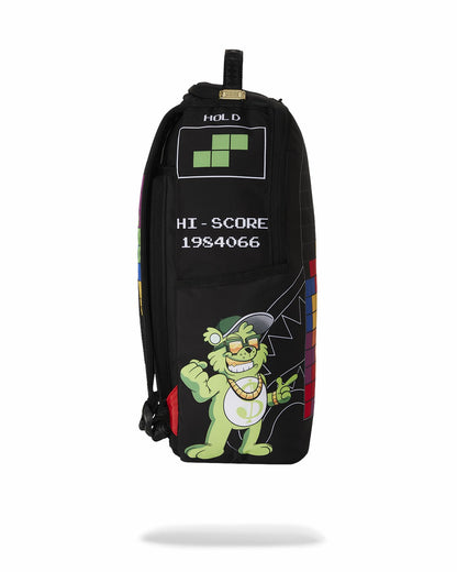 TETRIS WITH DIABLO AND MONEY BEAR BACKPACK