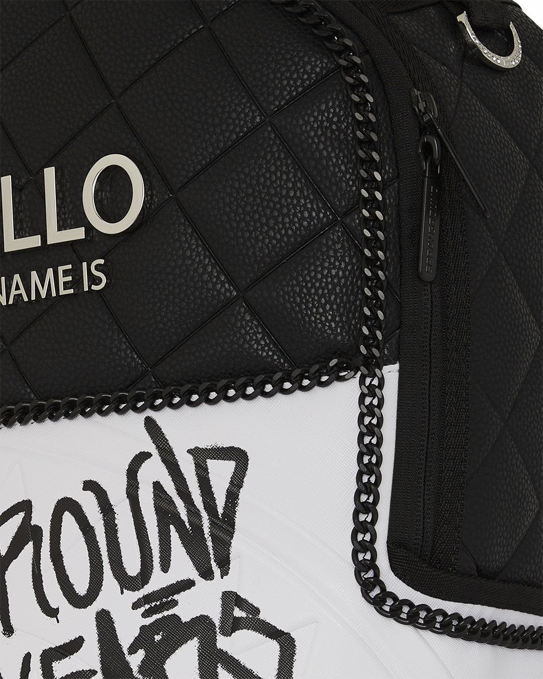 HELLO MY NAME IS 15 YEARS QUILTED BACKPACK (SUPER RARE)