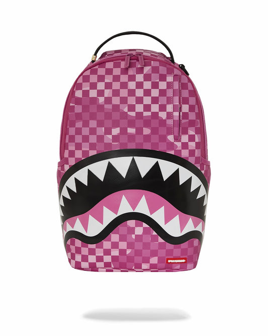 PINK CAMOCHECK BACKPACK