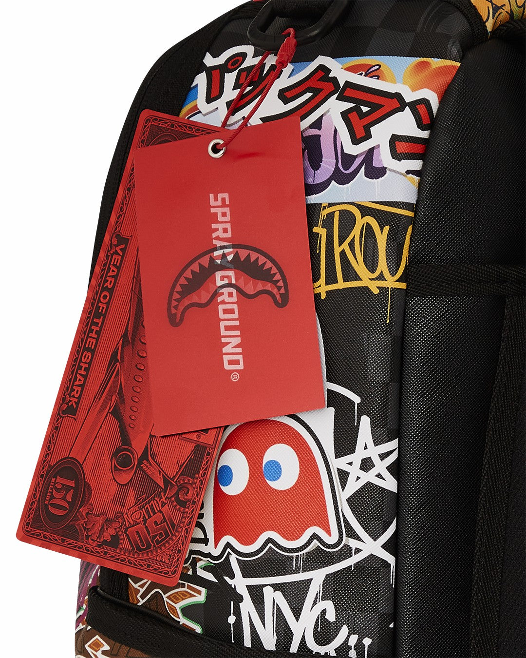 PACMAN LEVELED-UP ART BACKPACK