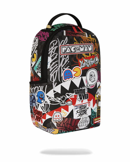 PACMAN LEVELED-UP ART BACKPACK