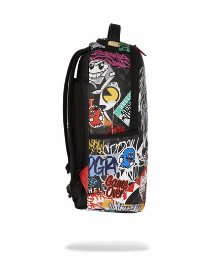 PACMAN LEVELED-UP ART BACKPACK