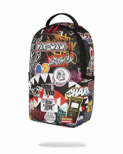 PACMAN LEVELED-UP ART BACKPACK