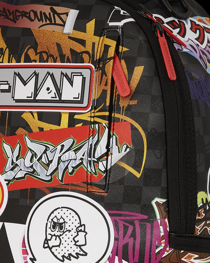 PACMAN LEVELED-UP ART BACKPACK