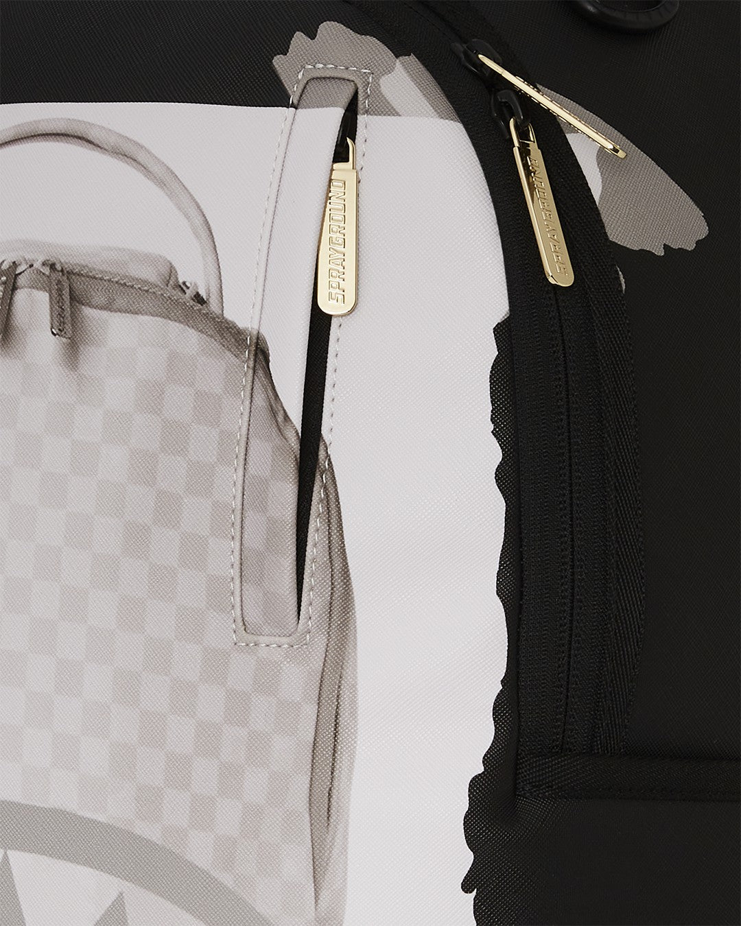 BAG ON BAG OPTICAL ILLUSION SHARKS IN PARIS BACKPACK