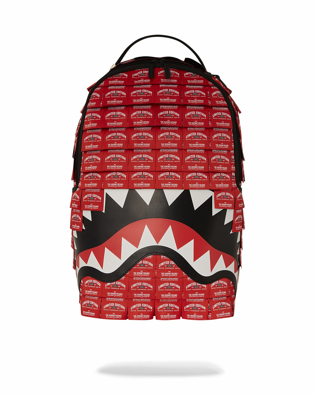 MADE OF WOVEN LABELS SHARK BACKPACK