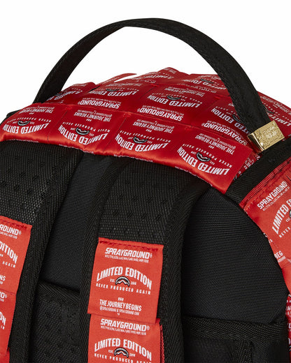 MADE OF WOVEN LABELS SHARK BACKPACK