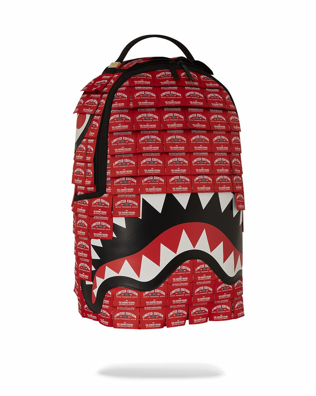 MADE OF WOVEN LABELS SHARK BACKPACK