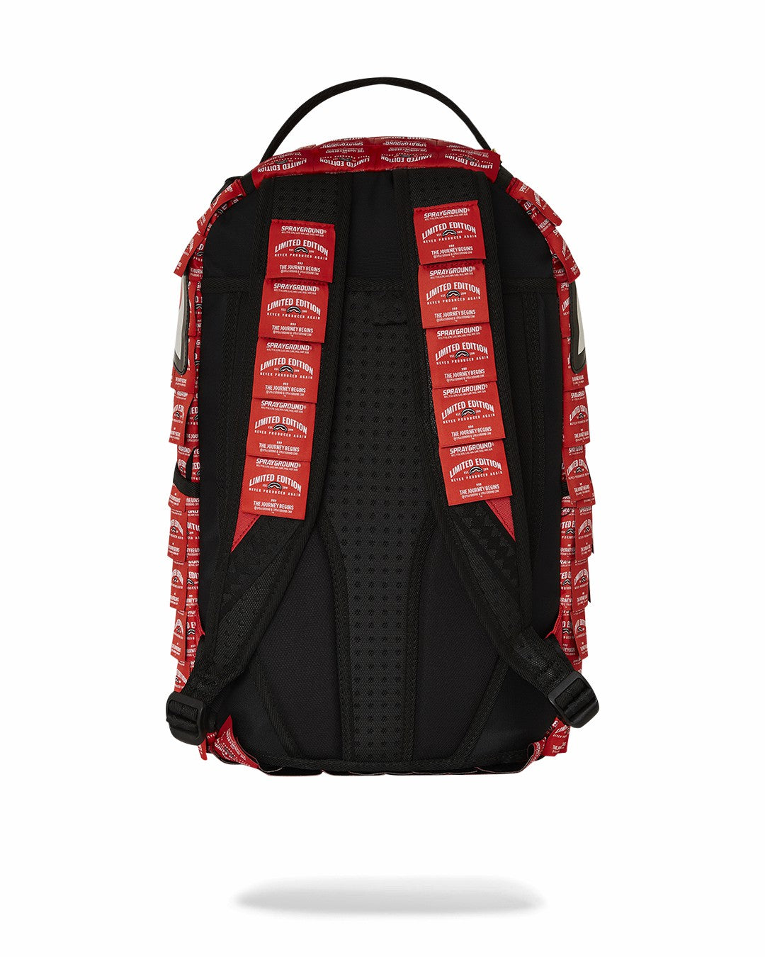 MADE OF WOVEN LABELS SHARK BACKPACK
