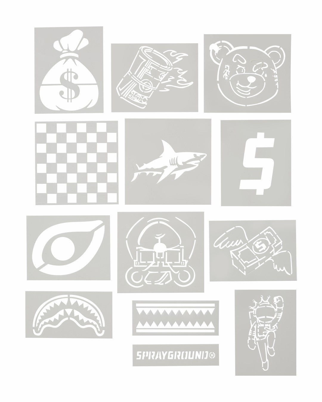 GRAFFITI ARTIST - DESIGN YOUR OWN BACKPACK - 9 STENCILS INCLUDED