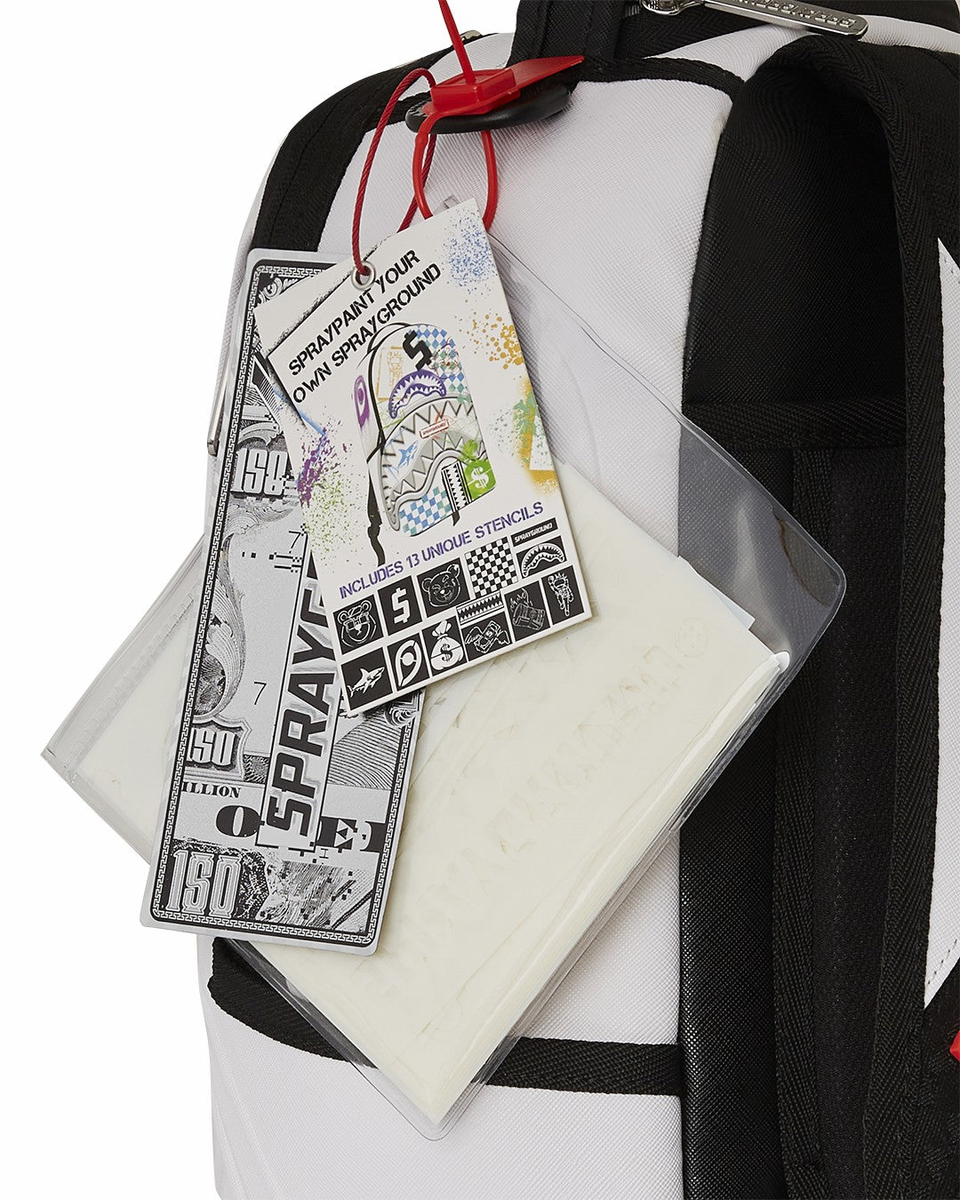 GRAFFITI ARTIST - DESIGN YOUR OWN BACKPACK - 9 STENCILS INCLUDED