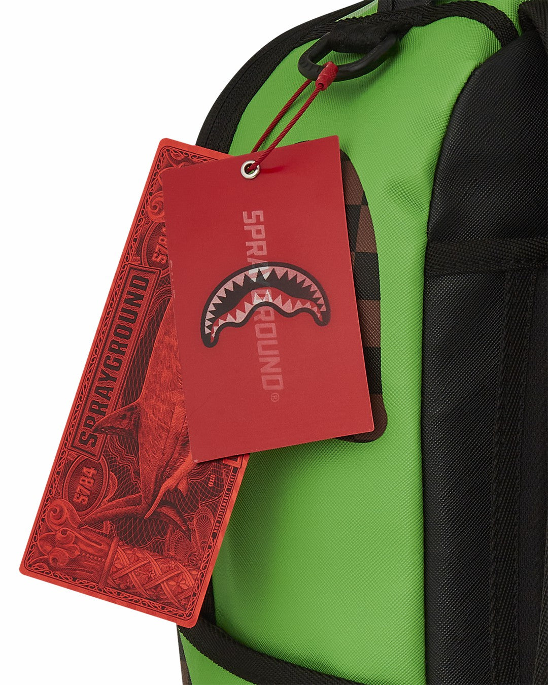 GREEN MONEY BEAR DLXSV BACKPACK