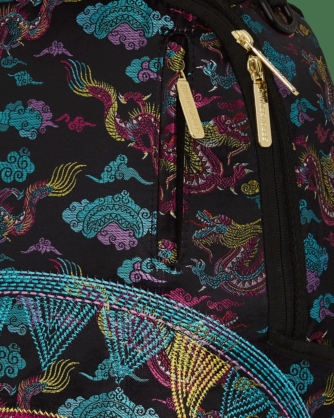 EMBROIDERED DRAGONS DLX BACKPACK