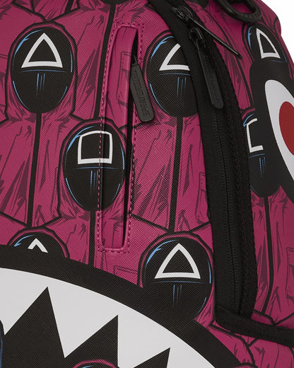 SQUID GAME COLLAB FRONT MAN & PINK GUARD SHARKS BACKPACK