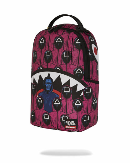 SQUID GAME COLLAB FRONT MAN & PINK GUARD SHARKS BACKPACK