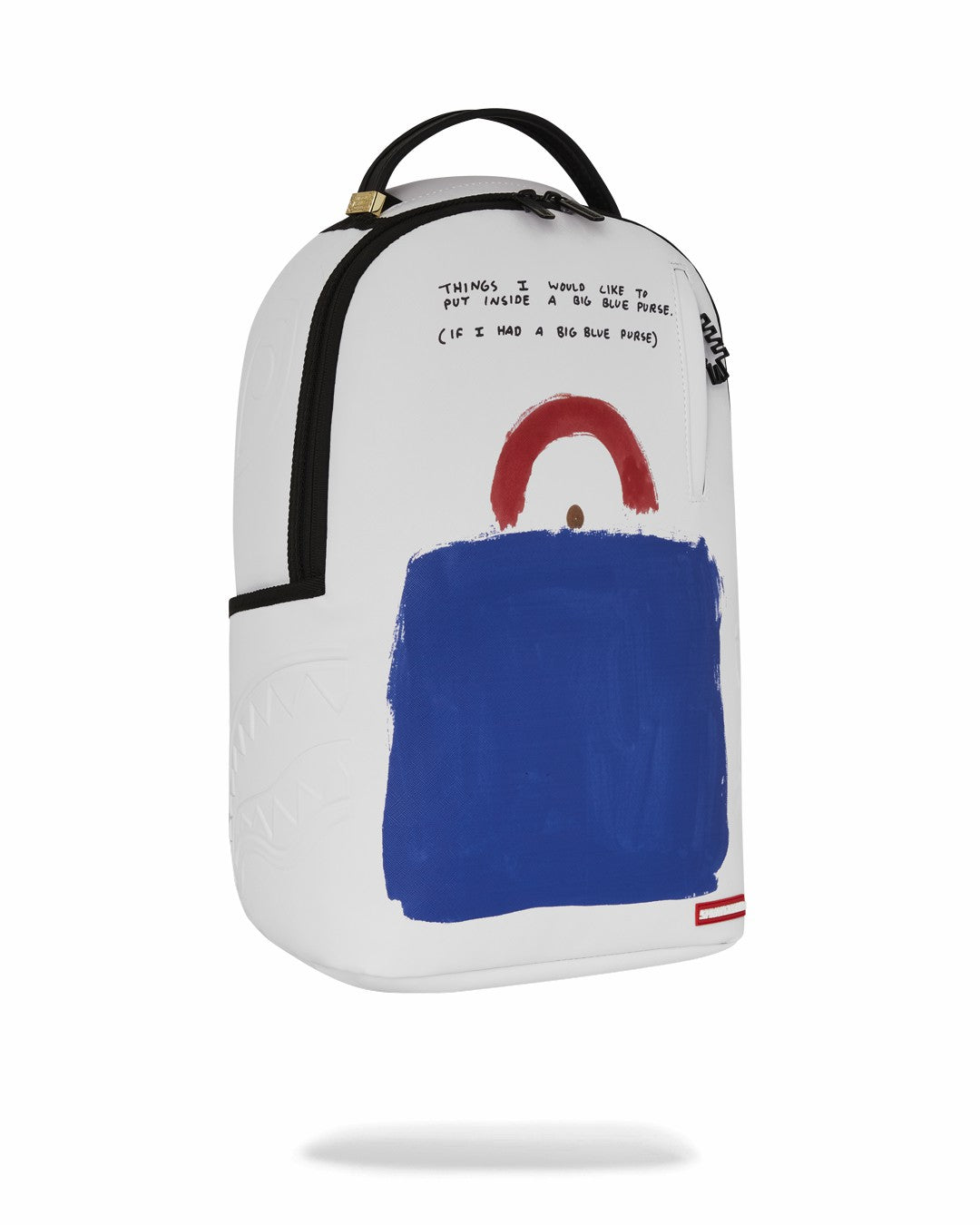 KEITH HARING BIG BLUE PURSE ART BACKPACK