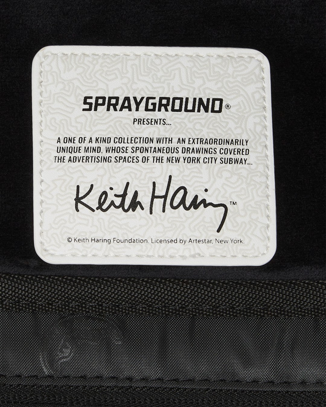 KEITH HARING SKATER SHARK DLXSR BACKPACK