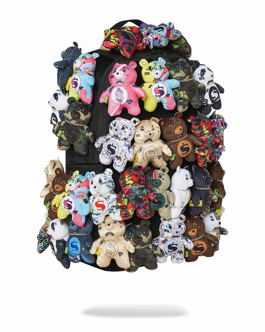 PACK OF BEARS REAL PLUSH BEARS RUNWAY PIECE BACKPACK - SUPER EXCLUSIVE