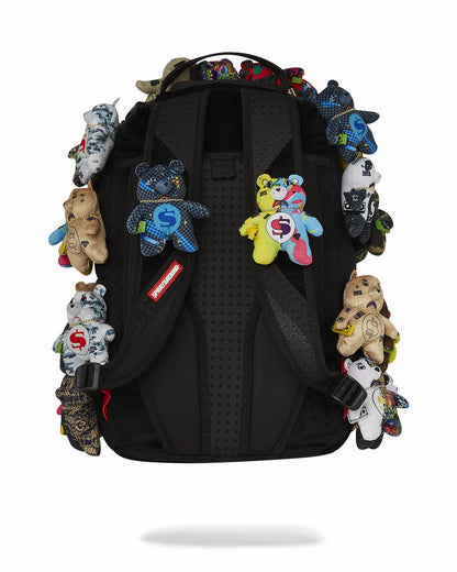 PACK OF BEARS REAL PLUSH BEARS RUNWAY PIECE BACKPACK - SUPER EXCLUSIVE