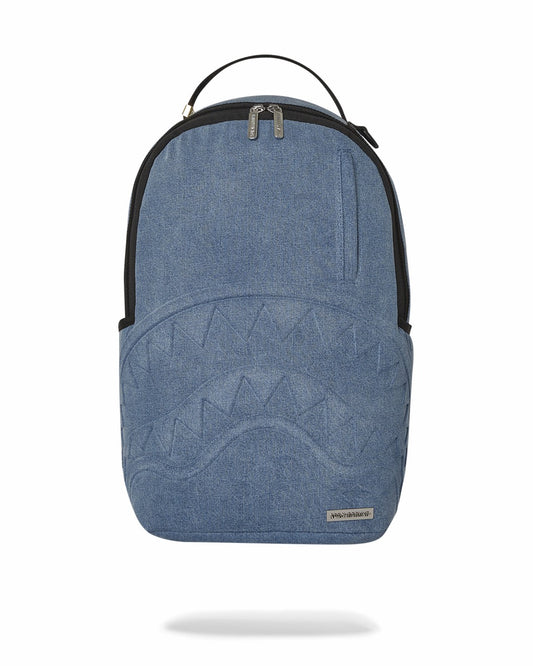 STONE WASH 3D SHARK BACKPACK